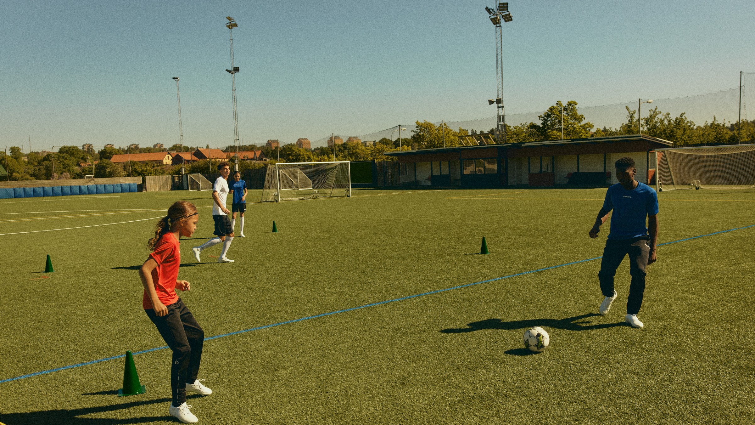 Craft hero-foto: Craft sportshirt in actie / op het sportveld